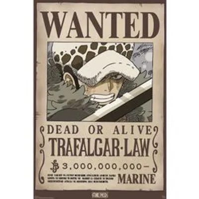 Produktbild von Poster One Piece Wanted Law Wano 61x91.5cm