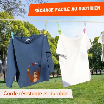 Image de Corde à Linge 20 m – 3 mm