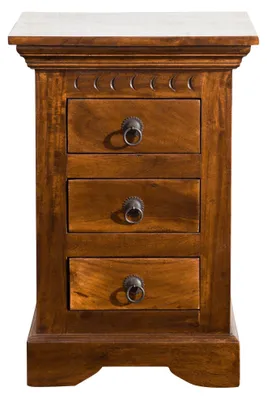 Produktbild von MASSIVMOEBEL24.DE Nachttisch Akazie 40x38x59 honig lackiert OXFORD #0502