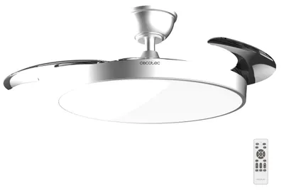 Obrázok produktu pre Cecotec EnergySilence Aero 300, Domáci lopatkový ventilátor, Strieborná, Strop, 25 m², 106,7 cm, Diaľkový ovládač