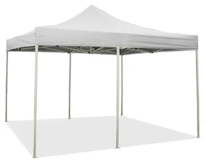 Immagine prodotto di Gazebo Richiudibile Pieghevole 3x6m in Acciaio e PVC Impermeabile Bianco