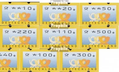 Produktbild von Briefmarken BRD (BR.Deutschland) 2001 Mi ATM3.3 Satz 2 (0,10,0,20, 0,50,1,00,1,10,2,20,3,00,4,40,5,00,7,20) postfrisch Automatenmarke
