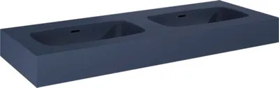 Produktbild von Jungborn Doppelwaschtisch DECEM 1210 x 460 mm navy blau matt