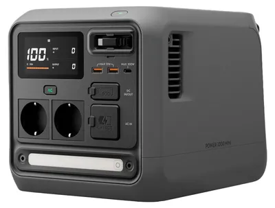 Produktbild von DJI Power 1000 Mini, AC, Gleichstrom, Solar, Zigarettenanzünder, 1008 Wh, 1000 W, 12 W, 100 W, Wi-Fi 4 (802.11n)