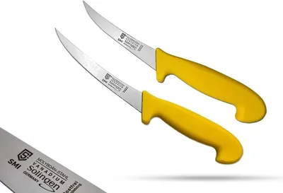 Produktbild von SMI Ausbeinmesser 5, 6 Zoll Solingen Messer Ausbeinmesser Metzgermesser Fleischmesser, 2-tlg