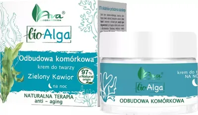 Produktbild von Ava Laboratorium Bio Alga Krem na noc - odbudowa komórkowa, 50 ml