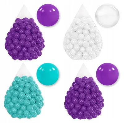 Produktbild von Bälle Für Bällebad 7 cm - 200 Stück - Bunte Babybälle Plastikbälle Baby Spielbälle | TUPPI