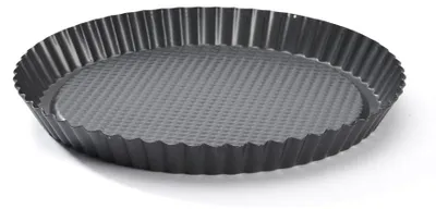 Runde Obsttortenform, Stahl, 29,21 x 27 x 0,41 cm, silber