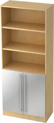 Produktbild von SIGNA G 7700 RE - Ahorn/Silber 5 OH Schrank Relinggriff Kunststoff