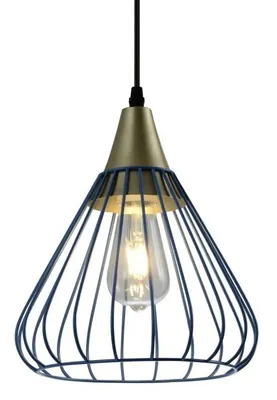 Produktbild von GTV - Deckenleuchte TESS,2578,AC220-240V,50/60Hz,1*E27, IP20,DURCHM. 24 CM, einzeln, blau
