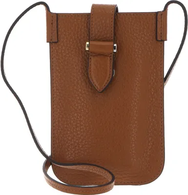 Produktbild von DECADENT Leder Handytasche Fiona Mobile Bag Cognac braun