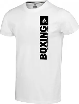 Produktbild von adidas Community Vertical T-Shirt BOXING wh/bk XL