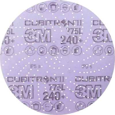 Immagine prodotto di Mola abrasiva autoadesiva 3M (CER) Hookit 775L multiforatura, diametro 150 mm, grana: 240