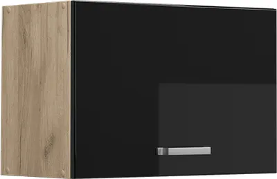 Produktbild von Hängeschrank Vicco R-Line Schwarz Hochglanz 60 cm Flach, Model 41112