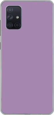 Produktbild von MuchoWow® Handyhülle Schutzhülle Hülle für Telefoonhoesje Samsung Galaxy A51 5G Innenbereich - Violett - Farben - Farbe - Einfarbig Silikon Softcase Handy Hülle - Abbildung