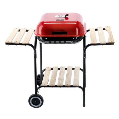 Obrázok produktu pre Gril na drevené uhlie, s odkladacími plochami | 96 x 45 x 75 cm