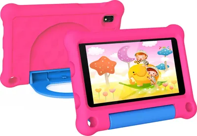 Obrázok produktu pre G-tab T7Pro detský tablet, 7-palcový displej, Android 14.0, WLAN, 4?GB RAM, 64?GB ROM, rozšíriteľný dotykový displej HD Incell, duálny fotoaparát s krytom a ochrannou fóliou