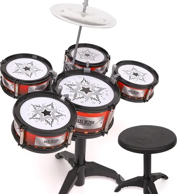 Productafbeelding van Muziekaanvang voor kinderen met de veelzijdige kinderjazz-drumset