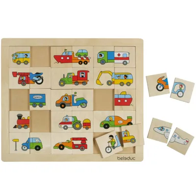 Produktbild von Beleduc Match & Mix Transport Brettspiel Mehrfarbig  Mehrfarbig One Size