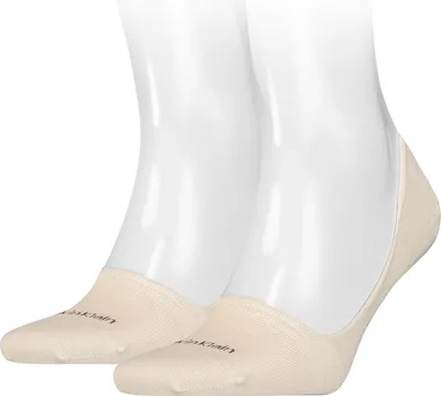 Produktbild von Calvin Klein Luca herensokken (2-pack), onzichtbare sneakersokken, beige