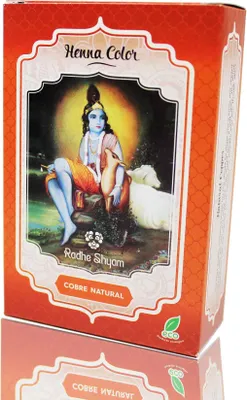Obrázok produktu pre Polopermanentná farba henna Radhe Shyam Shyam Henna Koper (100 g)