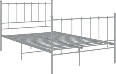 Obrázek produktu pro vidaXL Postel šedá kovová 120x200 cm