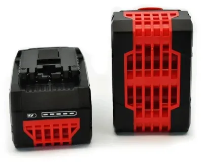 Image de Batterie compatible ProCORE 18V - Coffret de 3 batteries lithium-ion pour outils, 10,0 Ah - Haute capacité - Cellules 21700 - Remplacement pour BAT609, BAT618, GBA18V8 - 3 batteries
