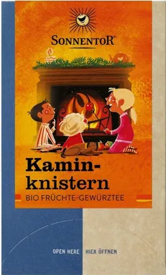 Produktbild von Kaminknistern - Früchtetee 18 Beutel 45g