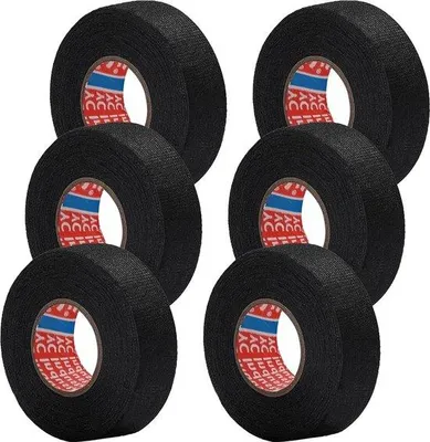 Obrázok produktu pre Sada káblových viazačov, 6 rolí, 19 mm x 15 m, tepelne odolné, čierne