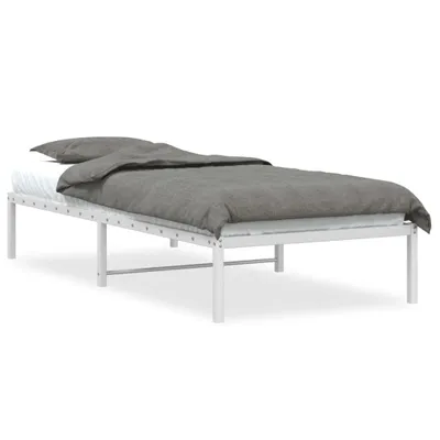 Produktbild von Bettgestell Metall Weiß 90x200 cm