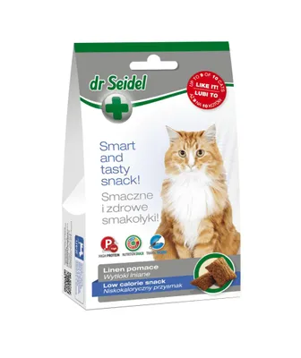 Produktbild von Dr. Seidel Niedrige kalorienfreie Leckereien für Katzen 50 g