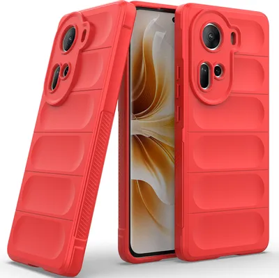 Obrázek produktu pro Pouzdro pro Oppo Reno11 Měkké TPU Silikonové Nárazuvzdorné Ochranné Pouzdro červené