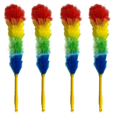 Produktbild von 4er Set Staubwedel 58 cm Handstaubwischer Staubfänger und Besen für Spinnweben