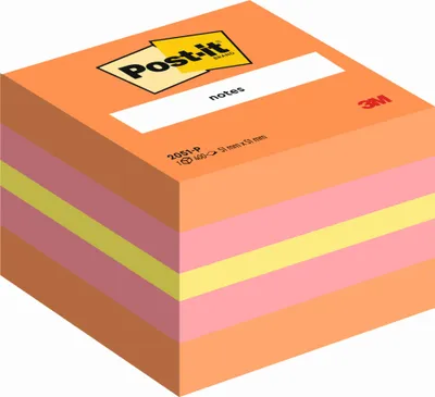 Produktbild von 3M Post-it 2051-P - Notizwürfel - 51 x 51 mm - 400