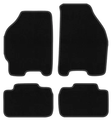 Productafbeelding van Velours automatten voor FIat Punto I 1992-1999 (hatchback) – 4-delig, zwart, op maat – Wielganizator BASIC
