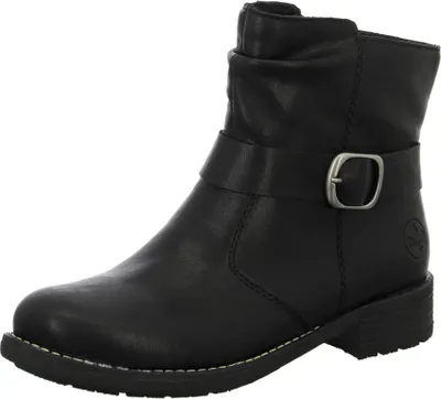 Produktbild von Rieker Biker Boots - Schwarz Kunstleder : 43 : Normal Größe: 43 Weite: Normal