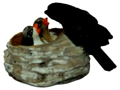Produktbild von Schwalbennest für Krippenfiguren von 12-15 cm