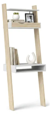 Produktbild von Bibliothek - Regal Weiß 48,1x65,1x180,4h cm