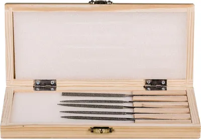 Zdjęcie produktu dla Zestaw pilników diamentowych o długości 140 mm, 5 sztuk, D 126