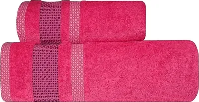 Immagine prodotto di Asciugamano, morbido asciugamano in cotone Olimpia 50x90 cm fucsia