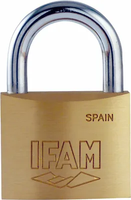 Productafbeelding van IFAM K25 klinkslot, messing, standaard (2,5 cm)