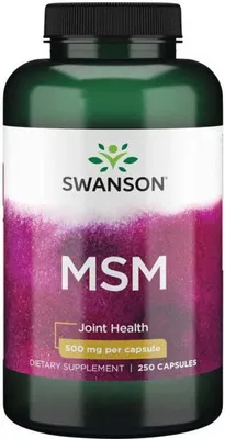 Obrázek produktu pro MSM 500 mg 250 tablet Swanson Health Products