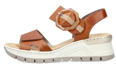 Produktbild von Rieker Damen Sandalette braun, Damen:39 EU