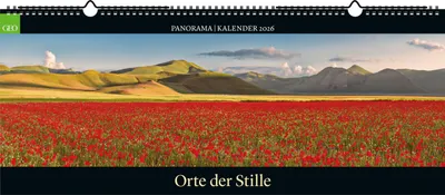 Produktbild von GEO Panorama: Orte der Stille 2026 - Panorama-/Wandkal.