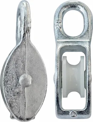 Produktbild von Seilrolle Drahtseilblock Umlenkrolle Blockseilrolle 25 mm Blockrolle