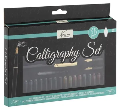 Produktbild von Kalligraphie-Set NASSAU 35 Stück