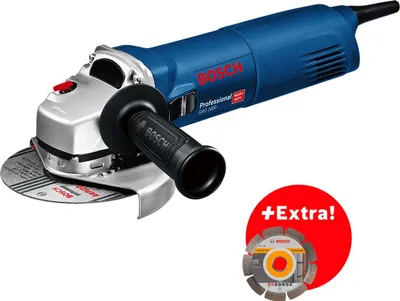 Zdjęcie produktu dla Bosch GWS 1400 + 0 601 824 900, 11000 RPM, 12,5 cm, Prąd przemienny