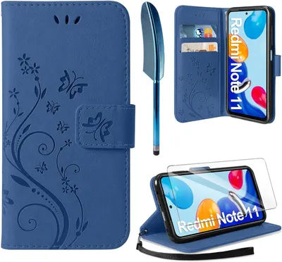 Obrázek produktu pro Kožené pouzdro AROYI kompatibilní s Xiaomi Redmi Note 11/Note