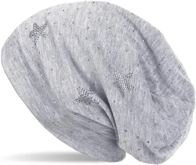 Produktbild von styleBREAKER Beanie Mütze mit Strass Sterne und all over Strasssteine, Slouch Longbeanie, Damen 04024116