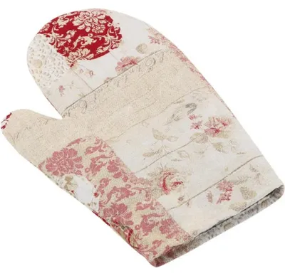 Obrázek produktu pro Kuchyňská chňapka - 28x18 cm - Růžová,Béžová